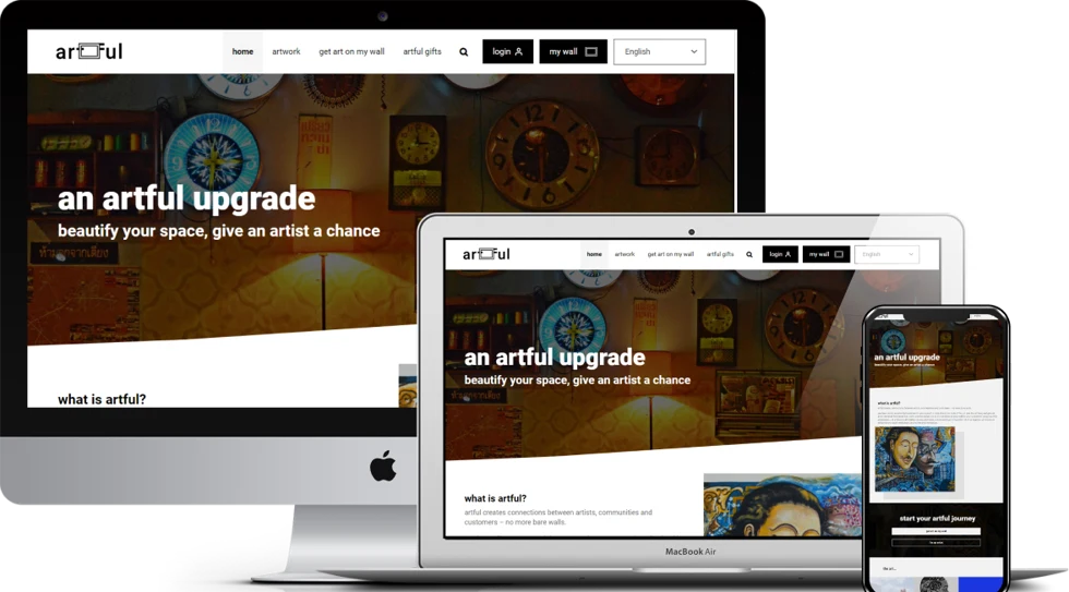 Independent artists ecommerce platform for Artful Ireland