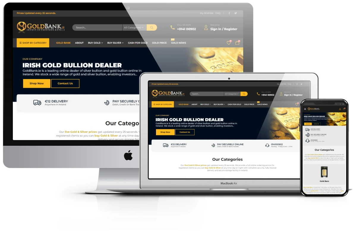 GoldBank Ltd - website design presentation (1)