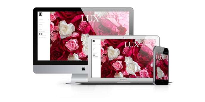 Web Design Ireland for LuxFlowers