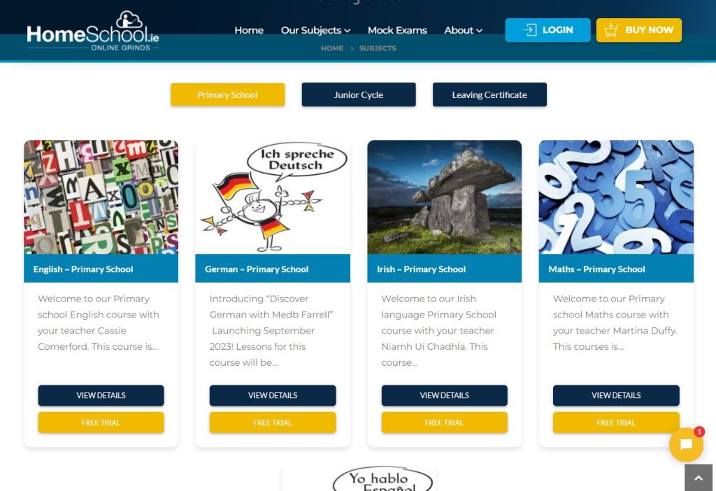 homeschool courses