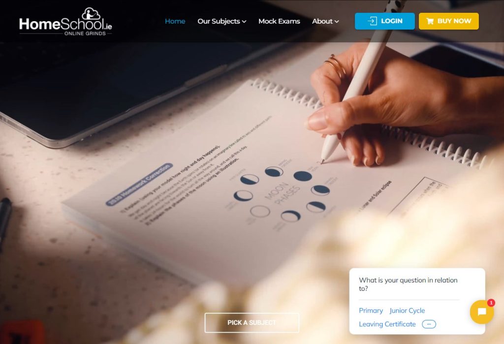 homeschool home page