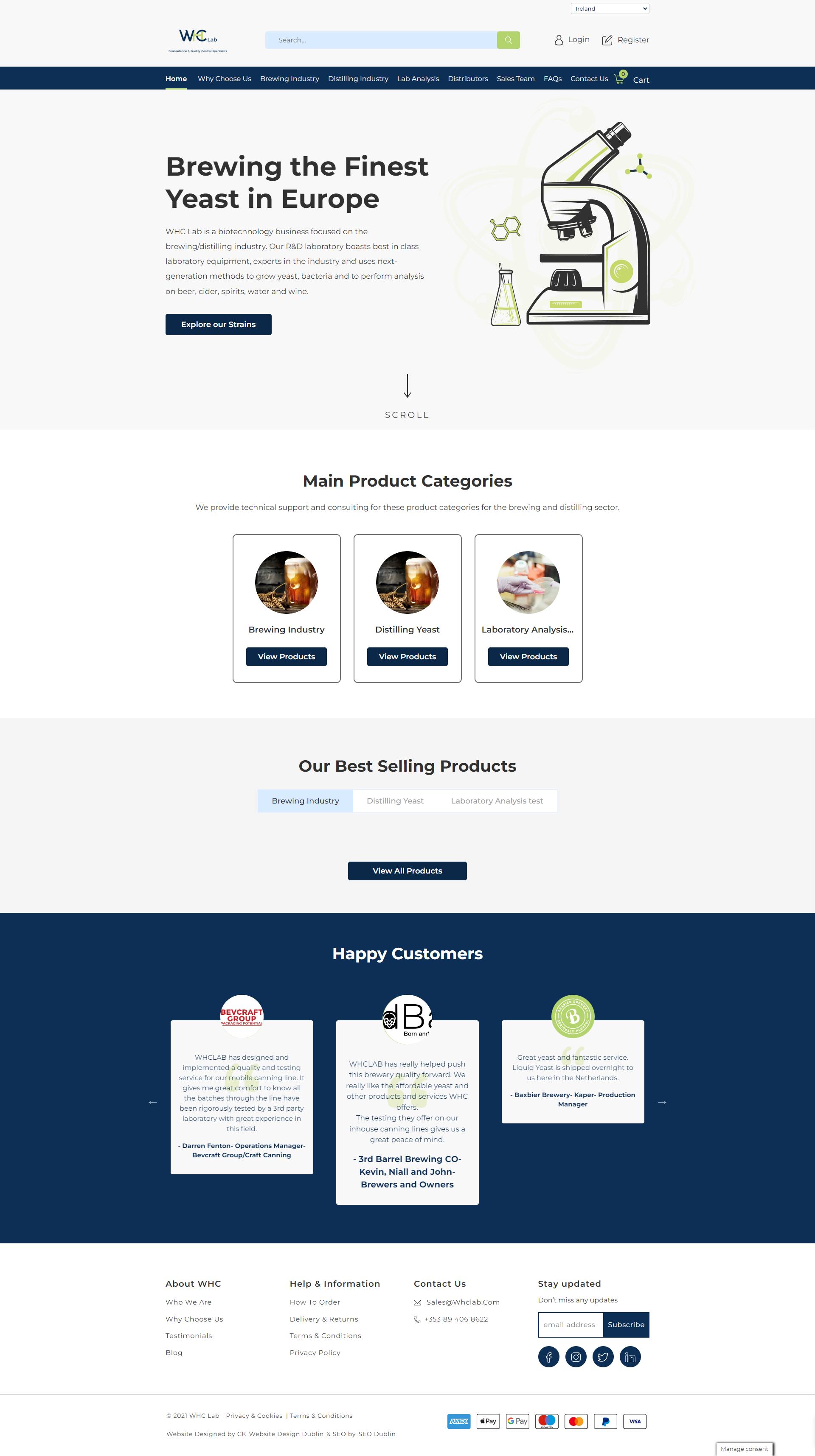 whclab homepage screenshot