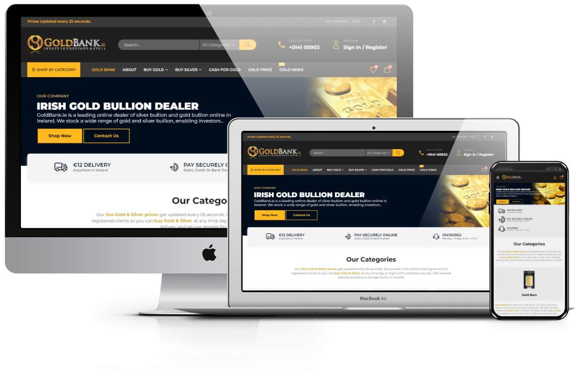 GoldBank Ltd - website design presentation (1)