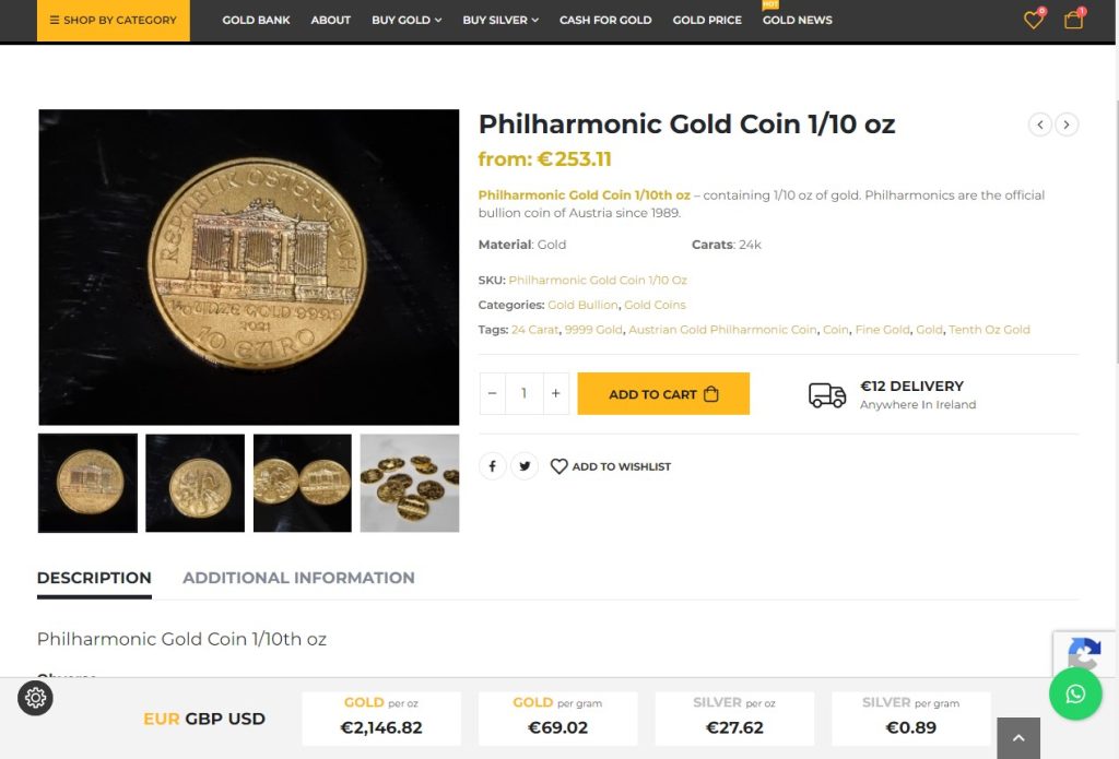 goldbank product page