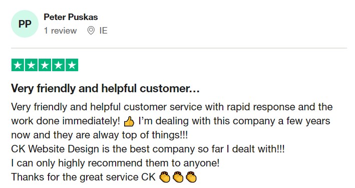 soundhire review of ck website design